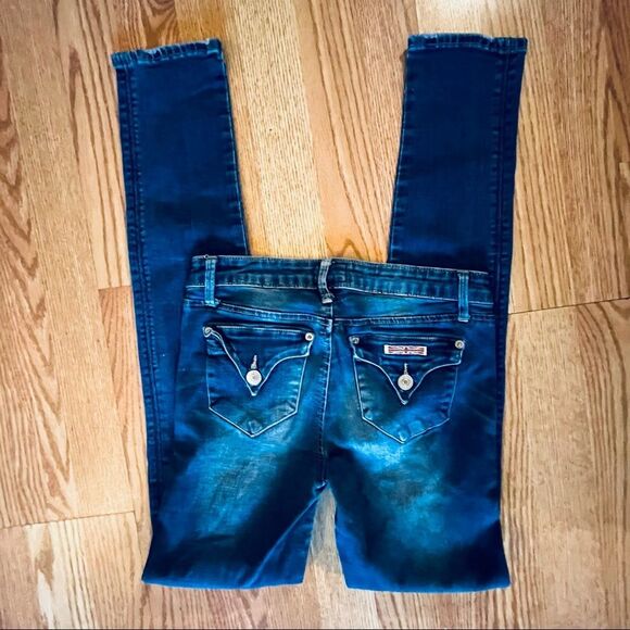 Hudson Jeans Flap Back Pockets Straight Leg Jeans Size 16 - Picture 1 of 5